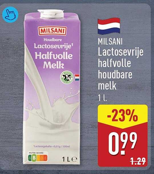 MILSANI Lactosevrije halfvolle houdbare melk