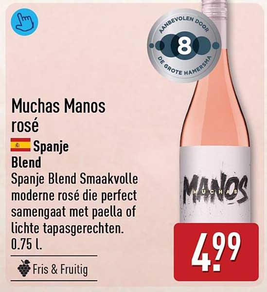 Muchas Manos rosé Spanje Blend