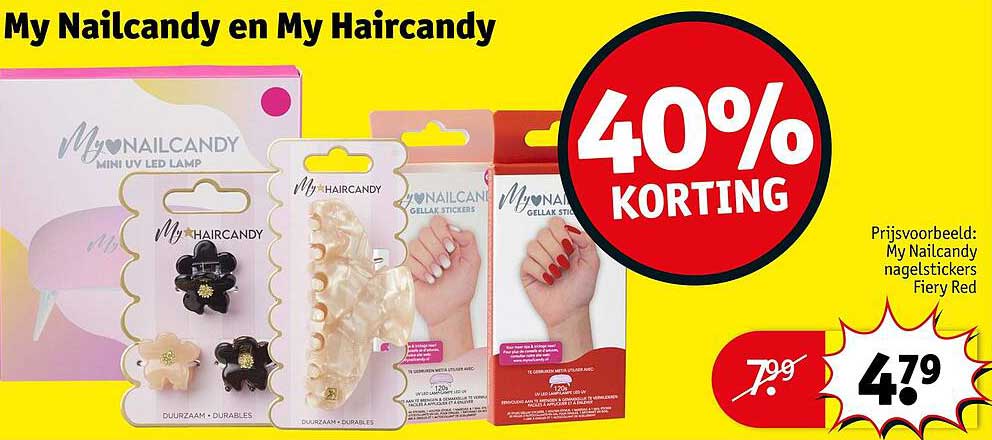 My Nailcandy en My Haircandy 40% KORTING