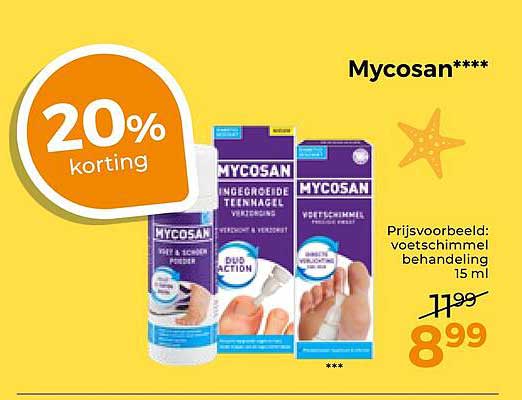 Mycosan**** 20% korting