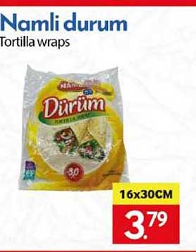 Namli durum Tortilla wraps