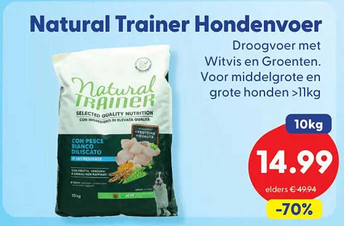 Natural Trainer Hondenvoer