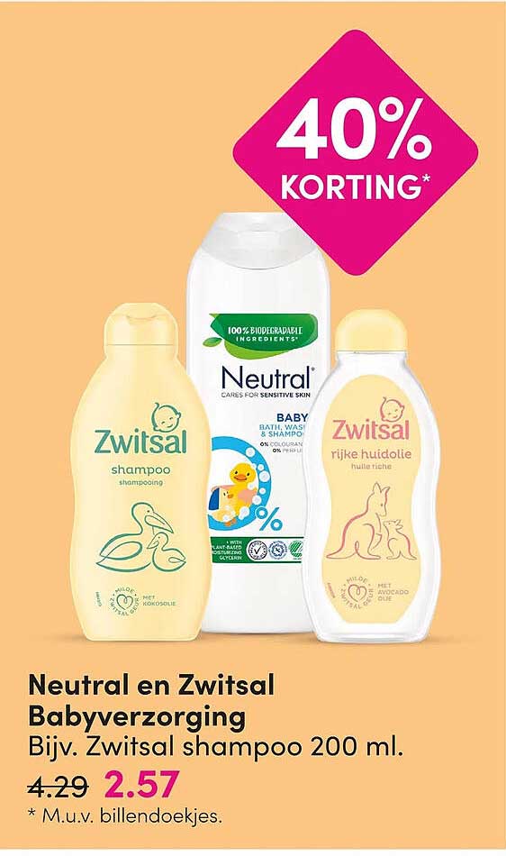 Neutral en Zwitsal Babyverzorging