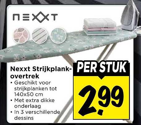Nexxt Strijkplank-overtrek PER STUK