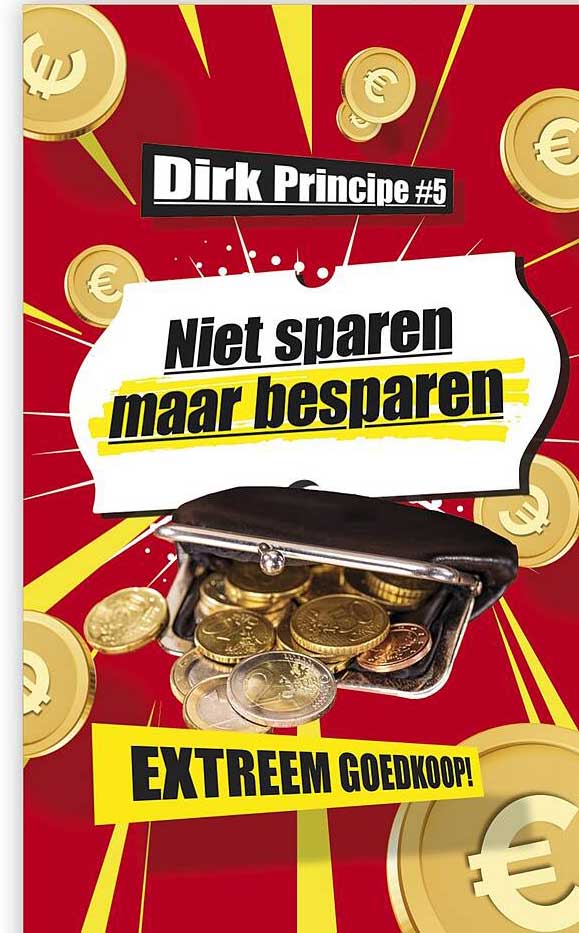 Niet sparen maar besparen