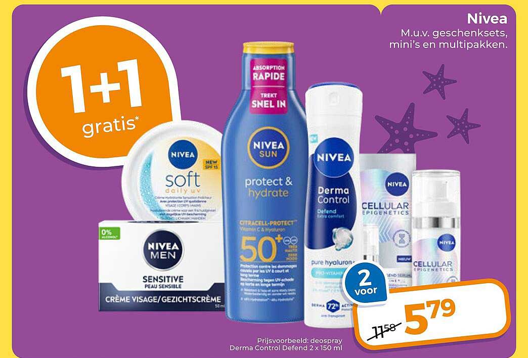 Nivea 1+1 gratis