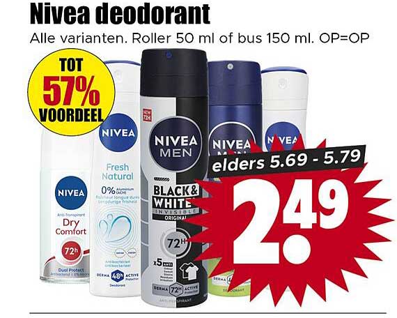 Nivea deodorant