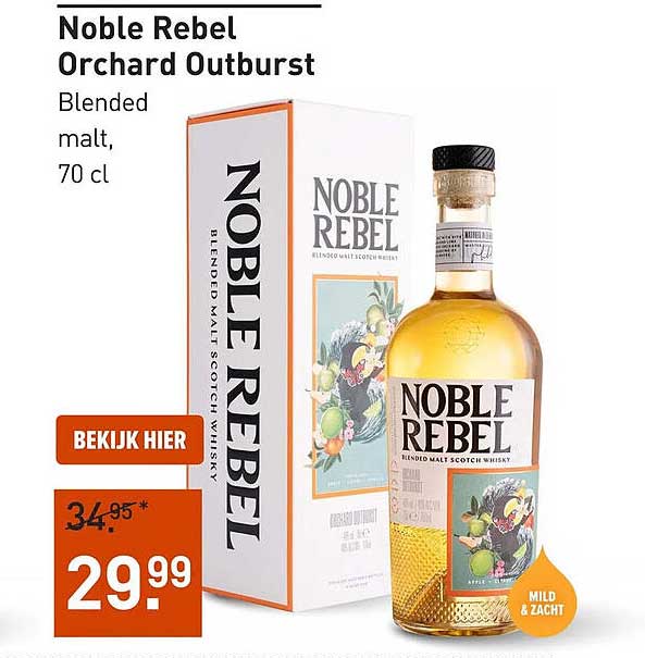 Noble Rebel Orchard Outburst Blended malt, 70 cl
