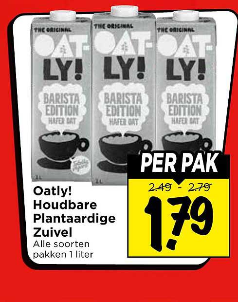 Oatly! Houdbare Plantaardige Zuivel