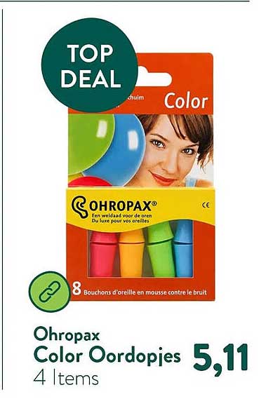 Ohropax Color Oordopjes