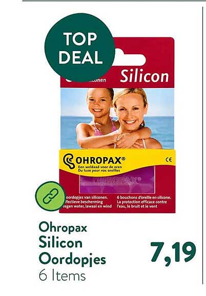 Ohropax Silicon Oordopjes