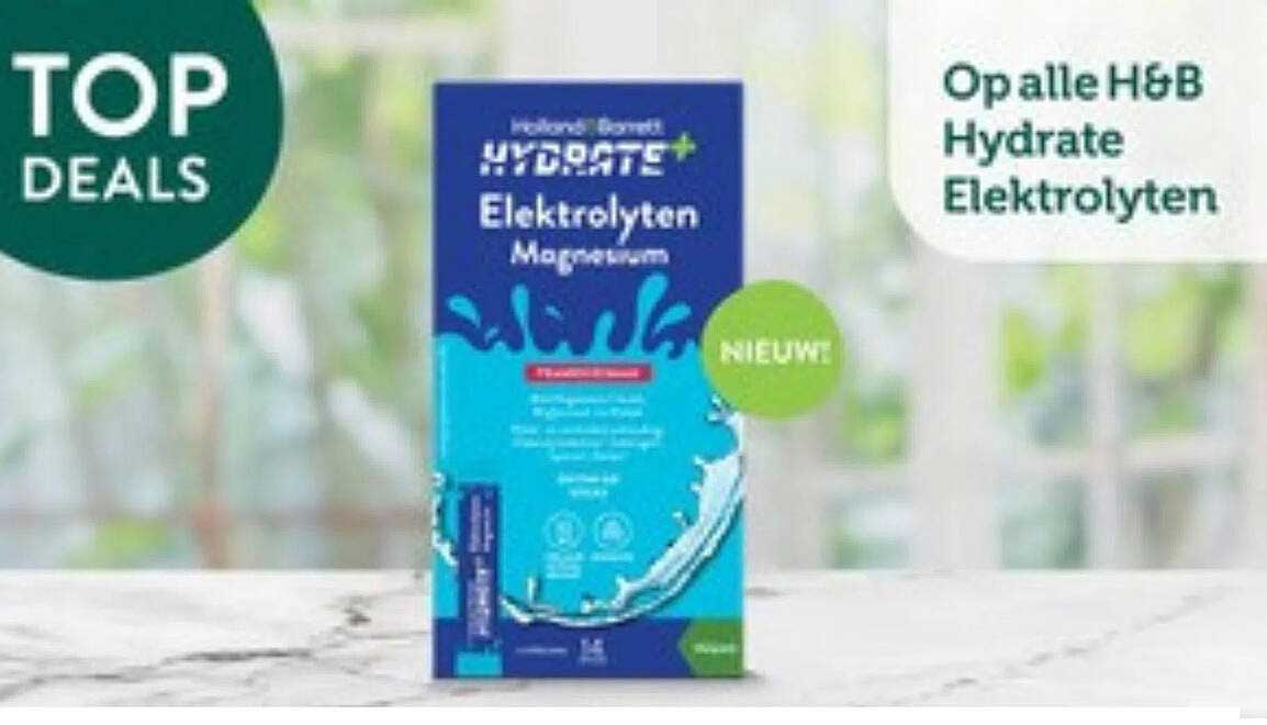 Op alle H&B Hydrate Elektrolyten