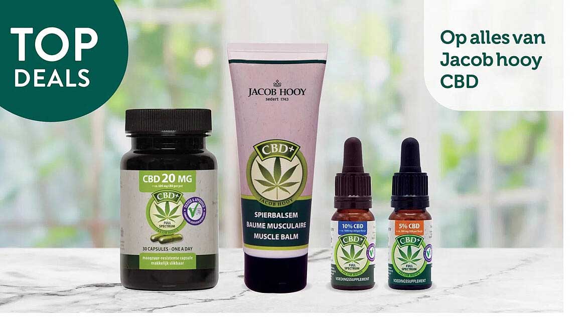 Op alles van Jacob hooy CBD