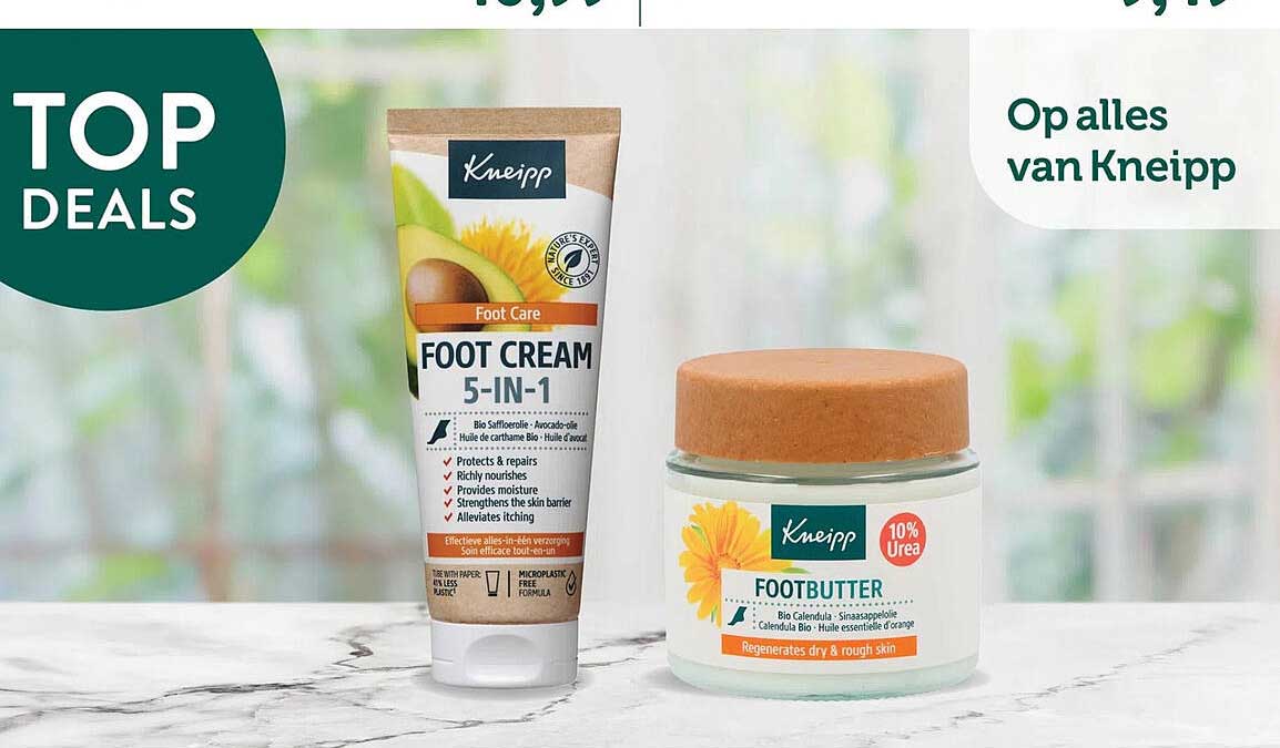 Op alles van Kneipp