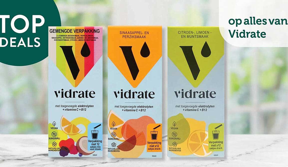 op alles van Vidrate
