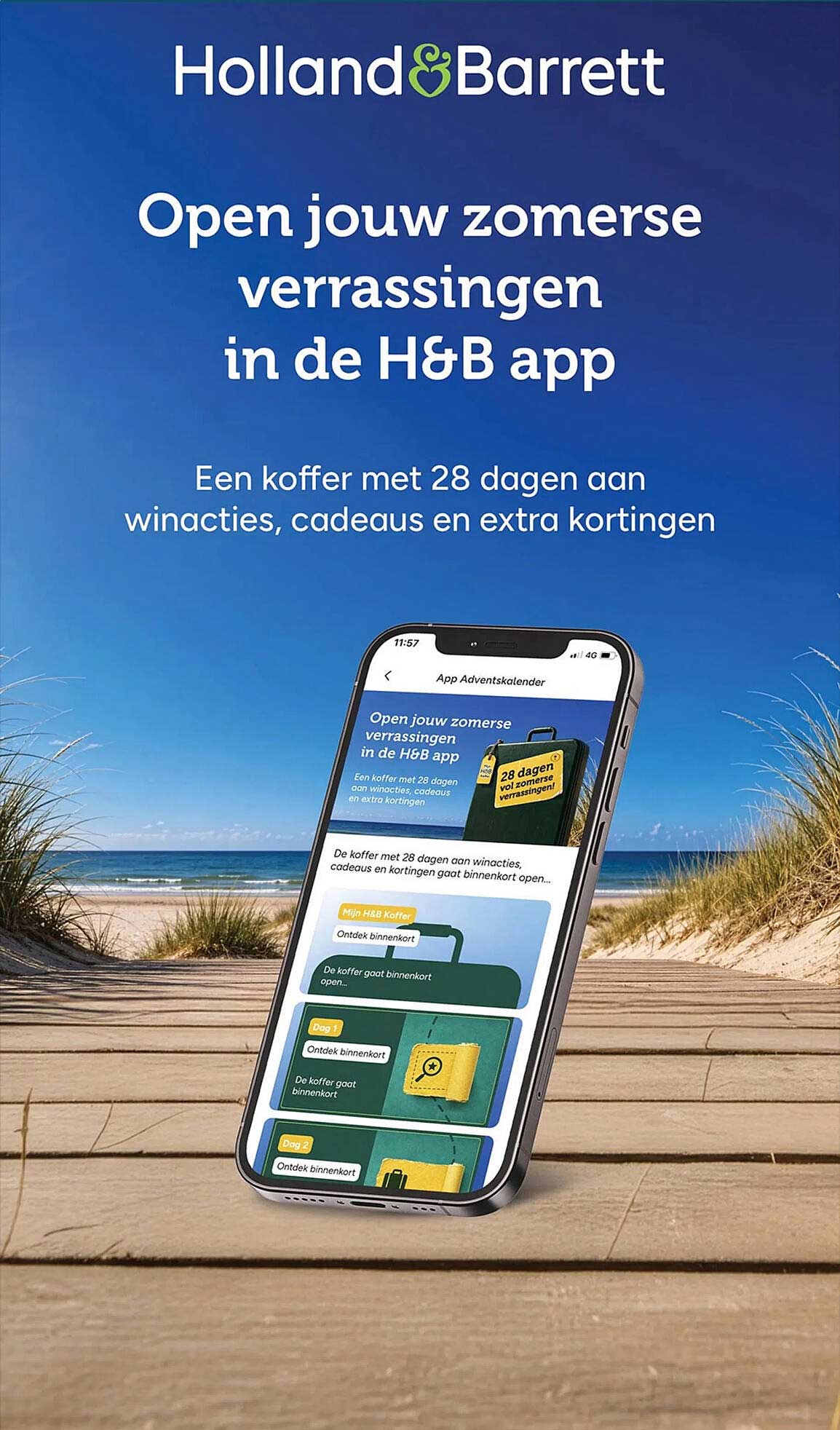 Open jouw zomerse verrassingen in de H&B app