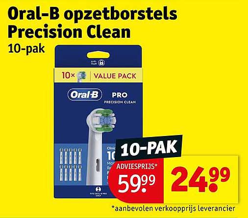 Oral-B opzetborstels Precision Clean 10-pak