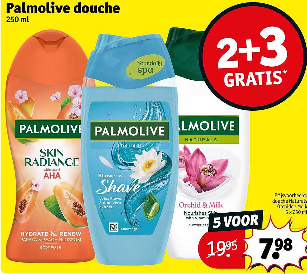 Palmolive douche 250 ml 5 VOOR