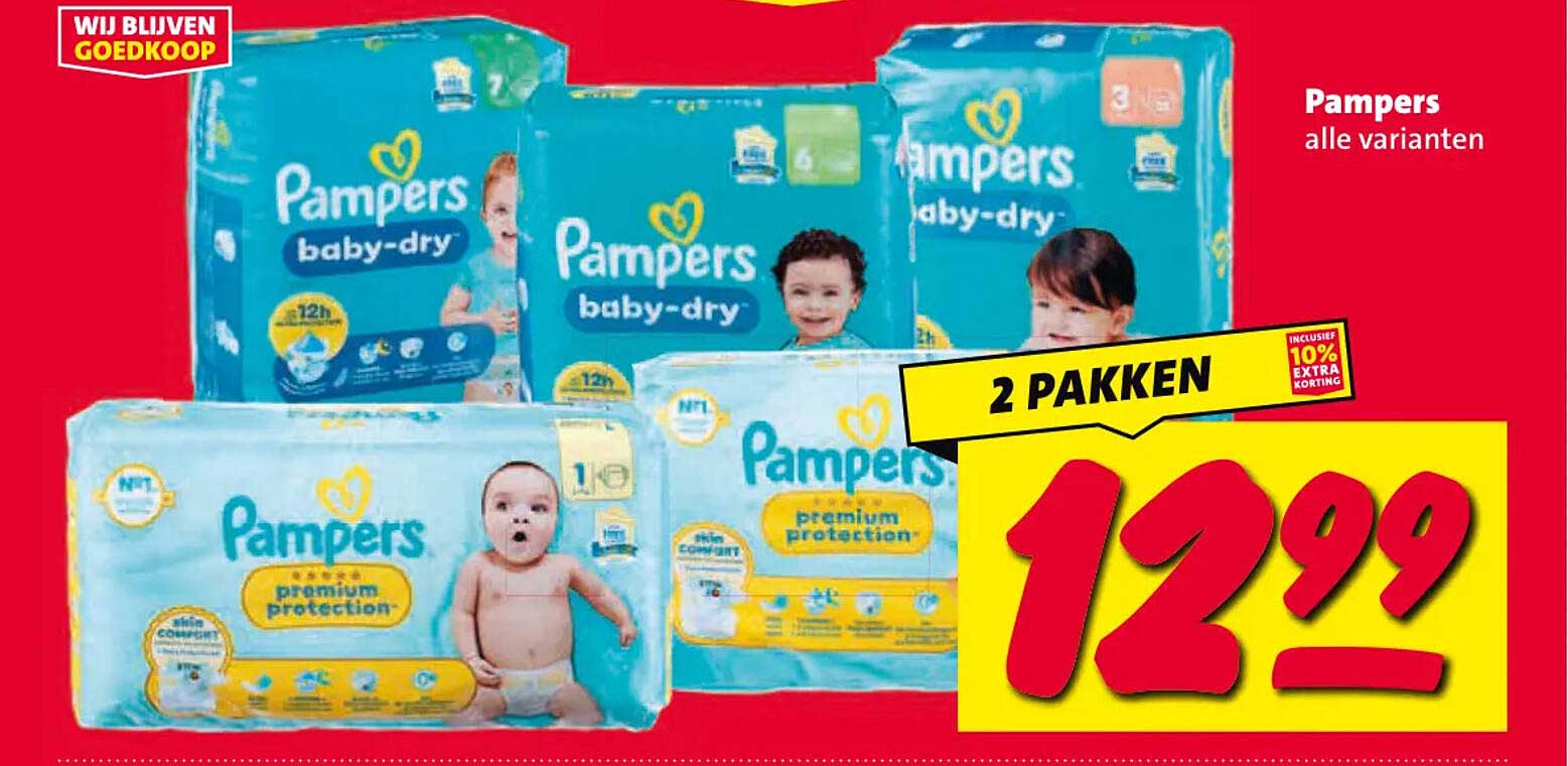 Pampers alle varianten 2 pakken