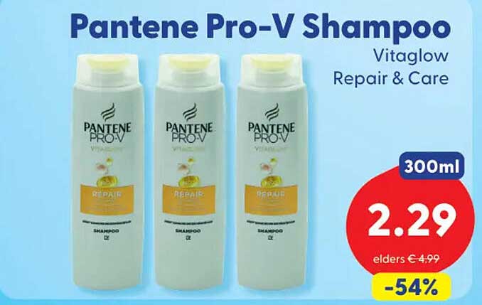 Pantene Pro-V Shampoo Vitaglow Repair & Care