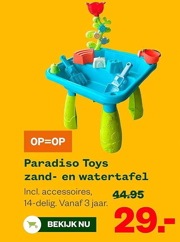 Paradiso Toys zand- en watertafel