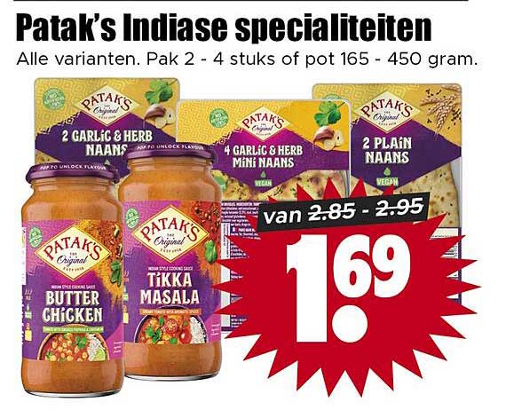 Patak's Indiase specialiteiten