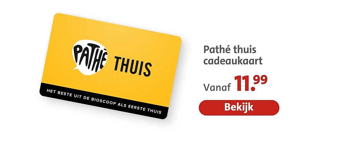 Pathé thuis cadeaukaart