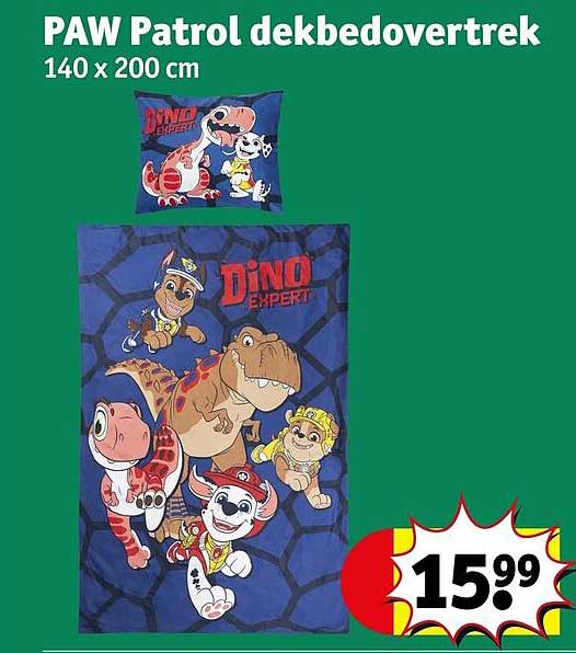 PAW Patrol dekbedovertrek 140 x 200 cm