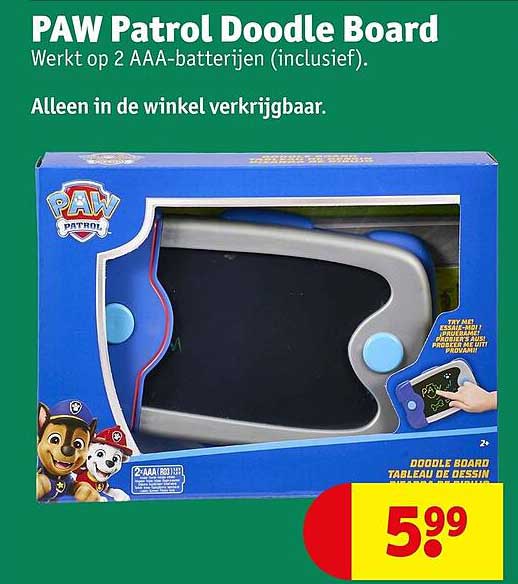 PAW Patrol Doodle Board