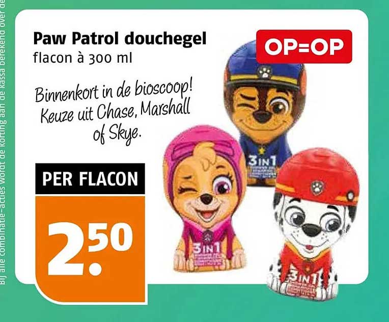 Paw Patrol douchegel