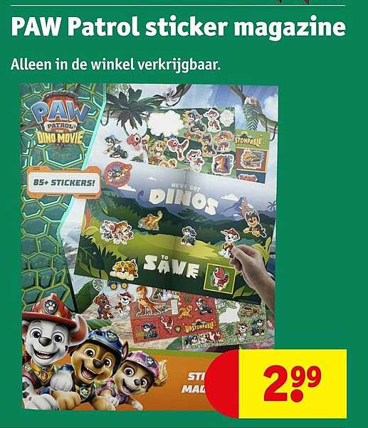 PAW Patrol sticker magazine