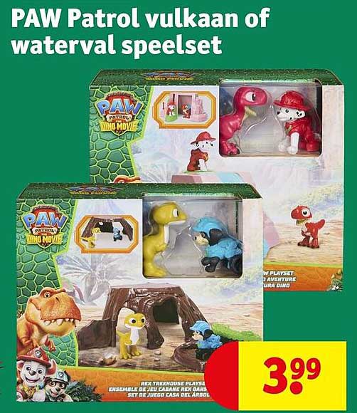 PAW Patrol vulkaan of waterval speelset