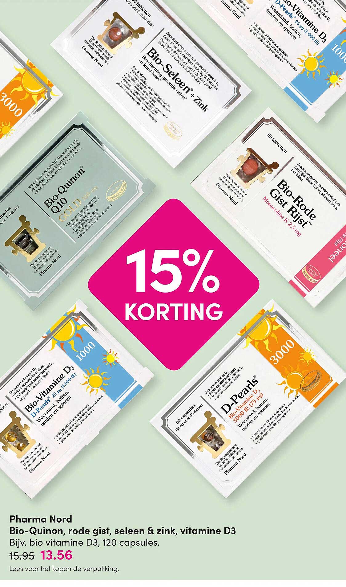 Pharma Nord Bio-Quinon, rode gist, seleen & zink, vitamine D3