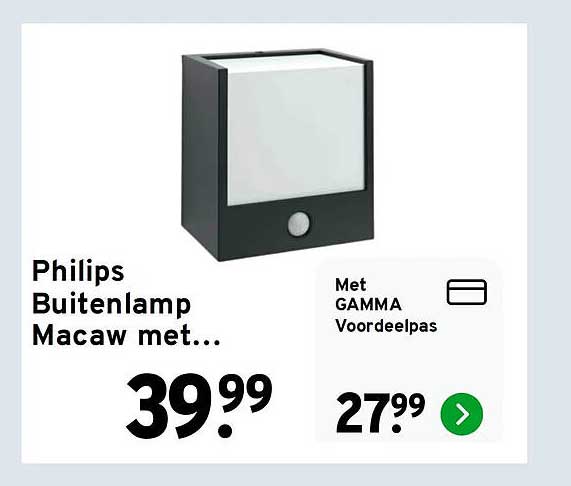 Philips Buitenlamp Macaw met...