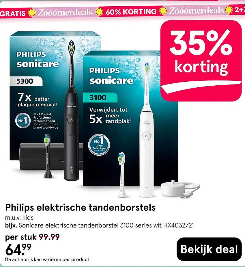 Philips elektrische tandenborstels