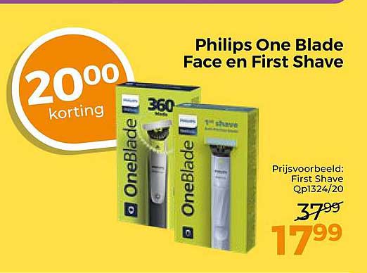 Philips One Blade Face en First Shave