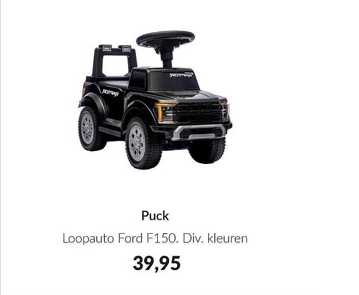 Puck Loopauto Ford F150. Div. kleuren