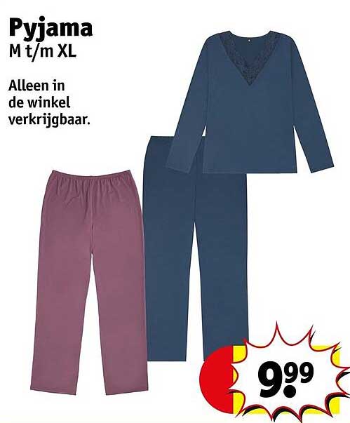 Pyjama M t/m XL