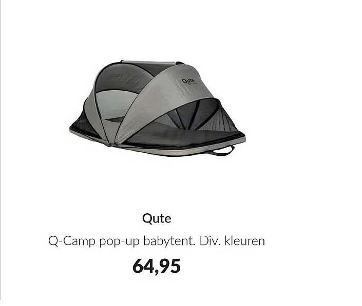 Q-Camp pop-up babytent. Div. kleuren