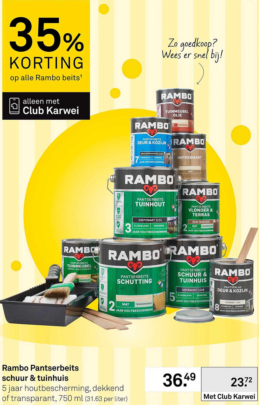 Rambo Pantserbeits schuur & tuinhuis