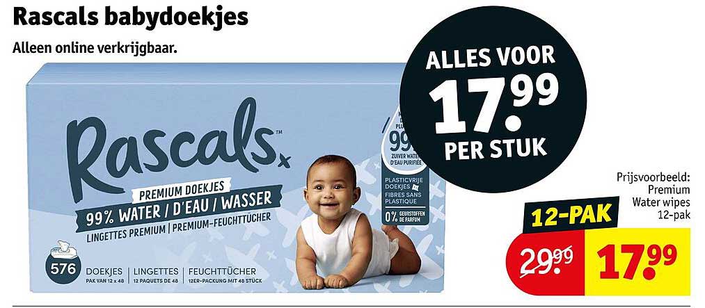 Rascals babydoekjes