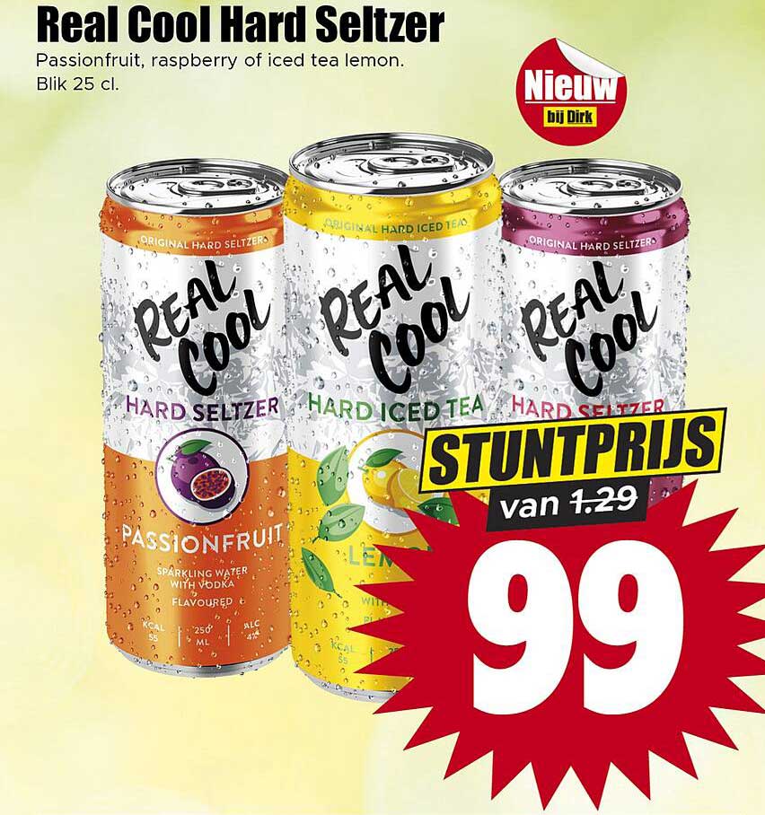 Real Cool Hard Seltzer Stuntprijs