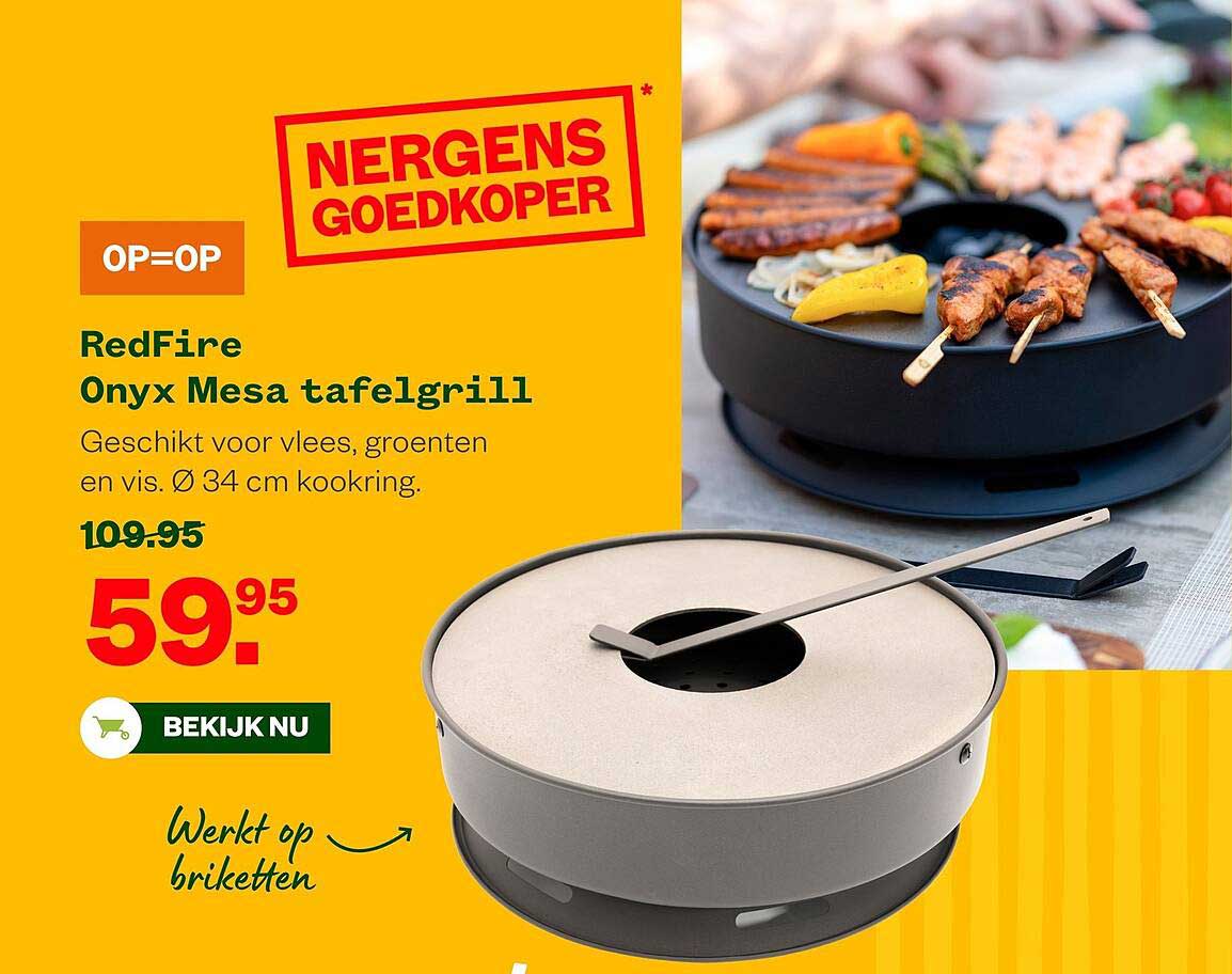 RedFire Onyx Mesa tafelgrill