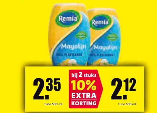Remia Mayolijn bij 2 stuks 10% EXTRA KORTING