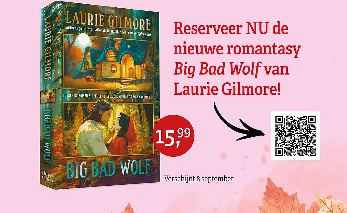Reserveer NU de nieuwe romantasy Big Bad Wolf van Laurie Gilmore!