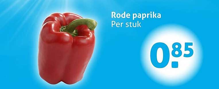 Rode paprika Per stuk
