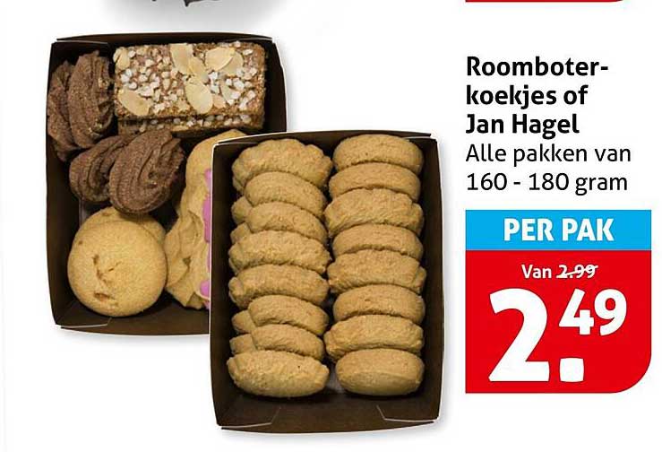 Roomboterkoekjes of Jan Hagel