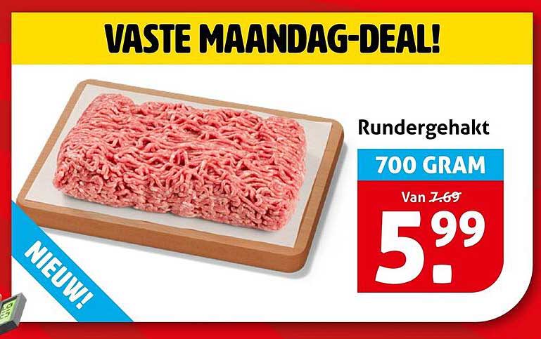 Rundergehakt 700 gram