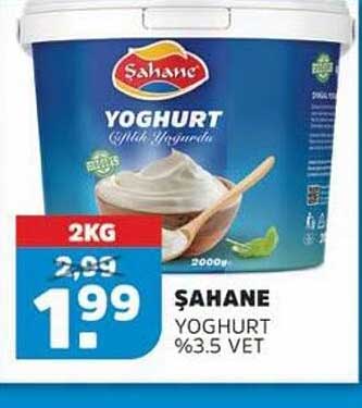ŞAHANE YOGHURT %3.5 VET