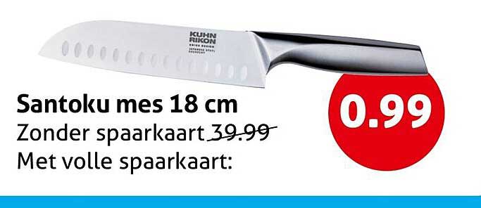 Santoku mes 18 cm